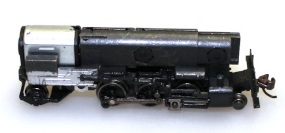 (image for) Loco Chassis w/ Wheels-New Motor Silver (N 2-6-2)
